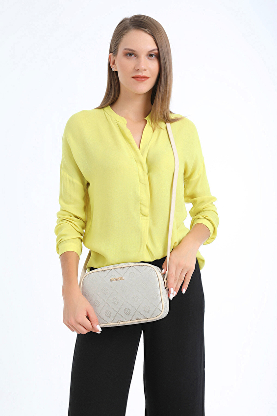 Fossil Fermuarlı Kadın Çanta 05FS22Y283 Bej Fossil Fermuarlı Kadın Çanta 05FS22Y283 Bej