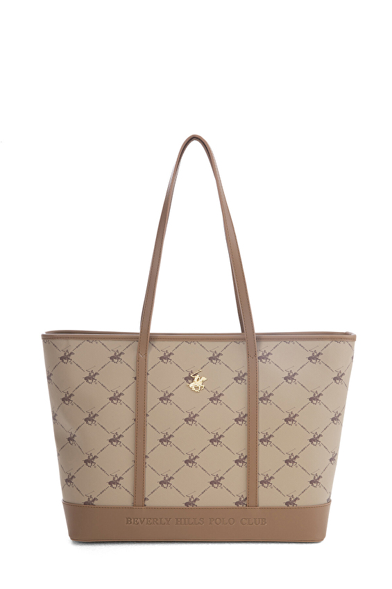 Beverly Hills Polo Club Fermuarlı Kadın Kol Çantası 05BHPC111 Vizon Beverly Hills Polo Club Fermuarlı Kadın Kol Çantası 05BHPC111 Vizon