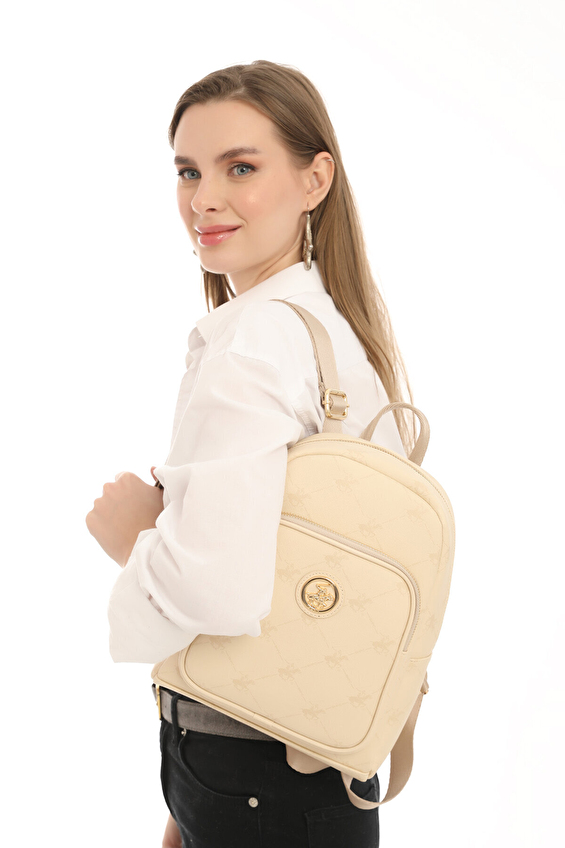 Beverly Hills Polo Club Fermuarlı Kadın Çanta 05BHPC8004 Bej Beverly Hills Polo Club Fermuarlı Kadın Çanta 05BHPC8004 Bej