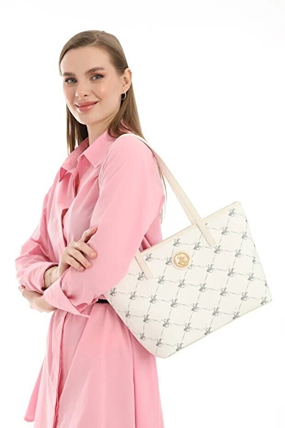 Beverly Hills Polo Club Fermuarlı Kadın Çanta 05BHPC8014 MO Beyaz/beyaz Beverly Hills Polo Club Fermuarlı Kadın Çanta 05BHPC8014 MO Beyaz/beyaz