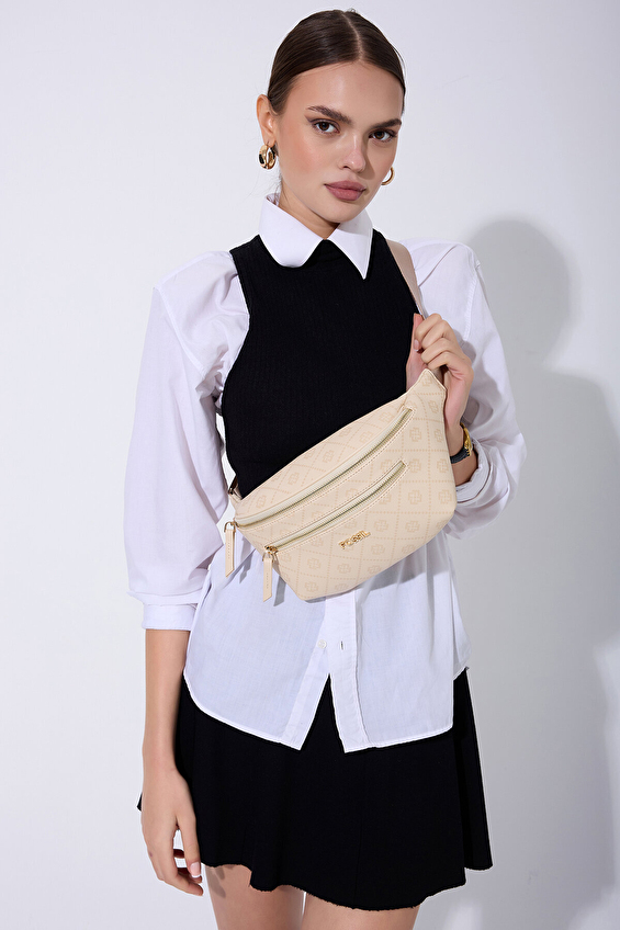 Fossil Kadın Bel Çantası 05FS22Y282 Koyu bej Fossil Kadın Bel Çantası 05FS22Y282 Koyu bej