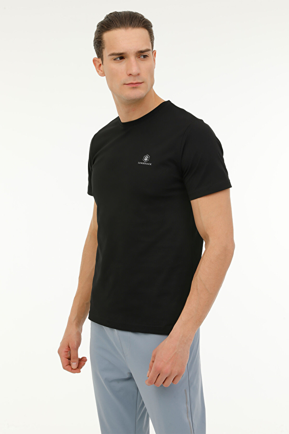 Lumberjack Regular Fit Bisiklet Yaka Erkek Tişört BASIC CT102 Siyah Lumberjack Regular Fit Bisiklet Yaka Erkek Tişört BASIC CT102 Siyah
