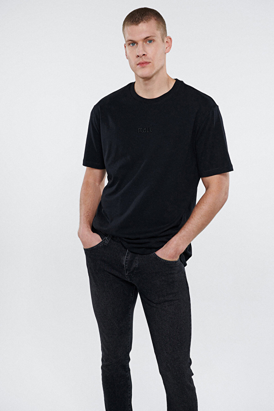 Mavi Erkek Tişört M0610100 900 Siyah Mavi Erkek Tişört M0610100 900 Siyah