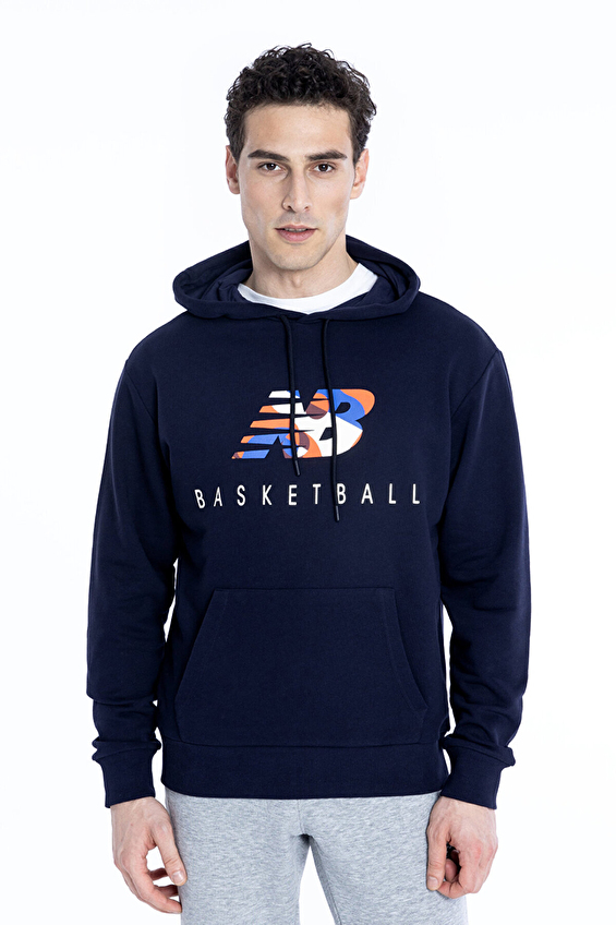 New Balance Erkek Sweatshirt MNH1361 AVI Lacivert New Balance Erkek Sweatshirt MNH1361 AVI Lacivert