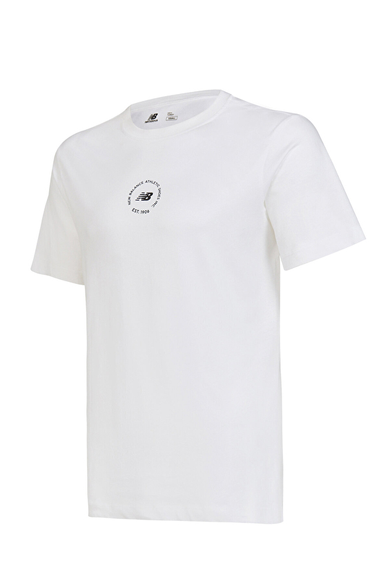 New Balance Erkek Tişört UNT1311 WT Beyaz New Balance Erkek Tişört UNT1311 WT Beyaz