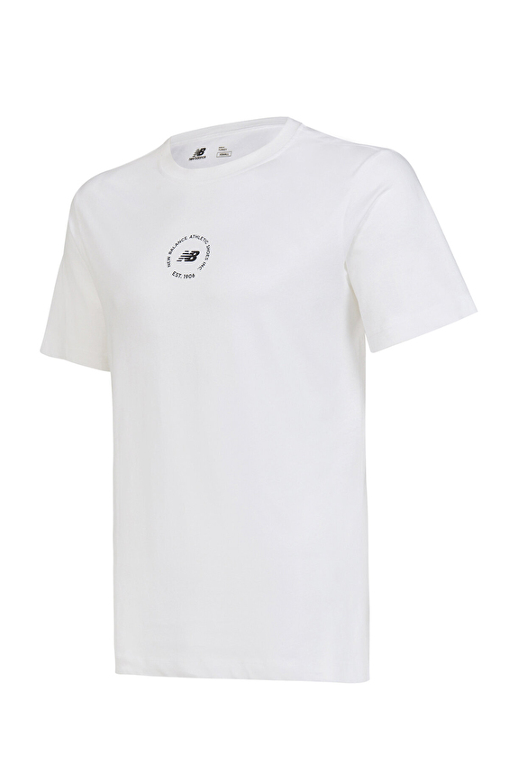 New Balance Erkek Tişört UNT1311 WT Beyaz New Balance Erkek Tişört UNT1311 WT Beyaz