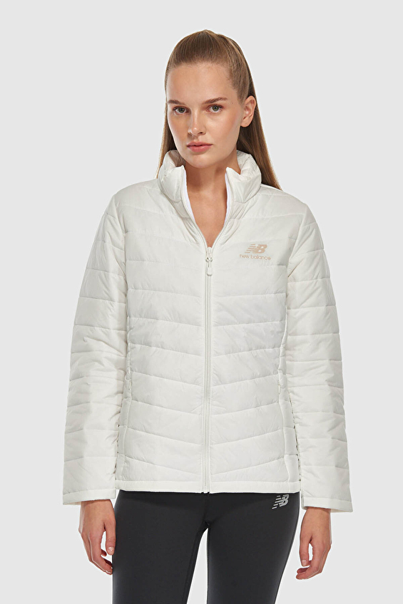 New Balance Kadın Mont WNJ3385 WT Beyaz New Balance Kadın Mont WNJ3385 WT Beyaz