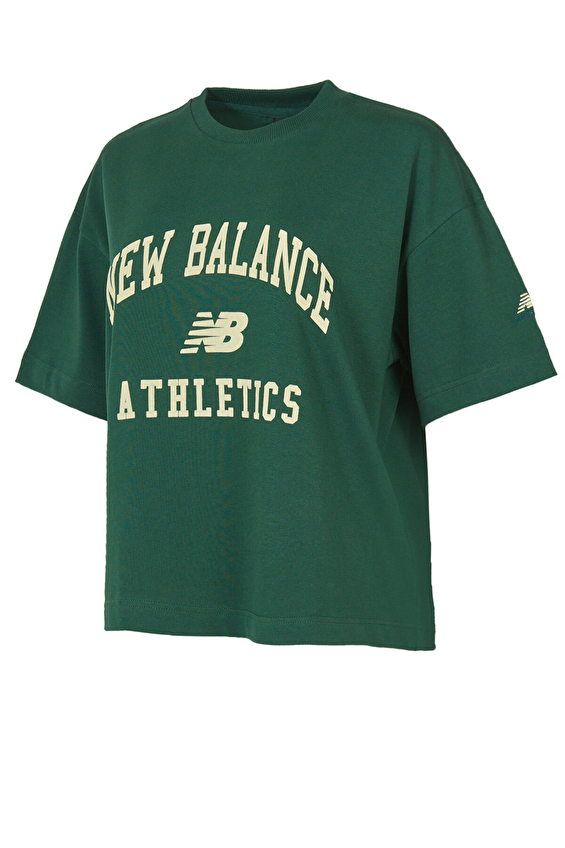 New Balance Kadın Tişört WNT1402 GRN Yeşil New Balance Kadın Tişört WNT1402 GRN Yeşil