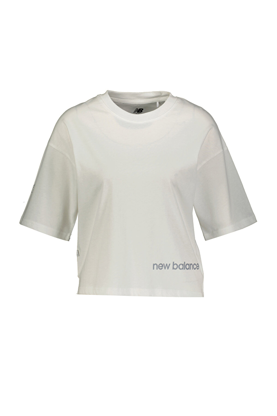 New Balance Kadın Tişört WNT1340 WT1 Beyaz New Balance Kadın Tişört WNT1340 WT1 Beyaz