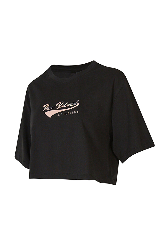 New Balance Kadın Tişört WNT3509 BK Siyah New Balance Kadın Tişört WNT3509 BK Siyah