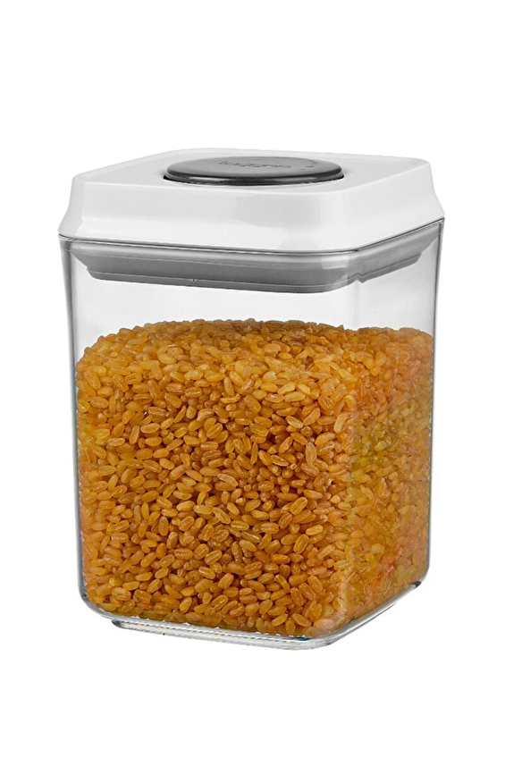 Leggno Pratico Basmalı Kare Erzak Saklama Kabı 0,90L Leggno Pratico Basmalı Kare Erzak Saklama Kabı 0,90L