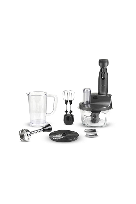 Leggno Gourmet Pro Blender Seti Metalik Gri