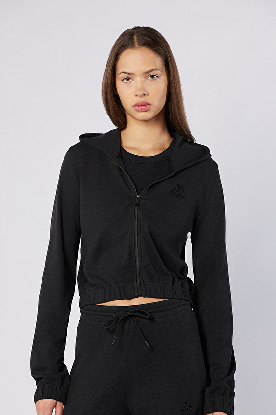 Kappa Kadın Sweatshirt 382639W 005 Siyah Kappa Kadın Sweatshirt 382639W 005 Siyah