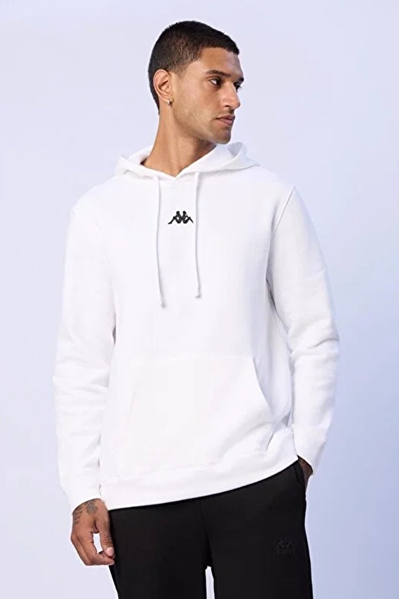 Kappa Erkek Sweatshirt 372575W 001 Beyaz Kappa Erkek Sweatshirt 372575W 001 Beyaz