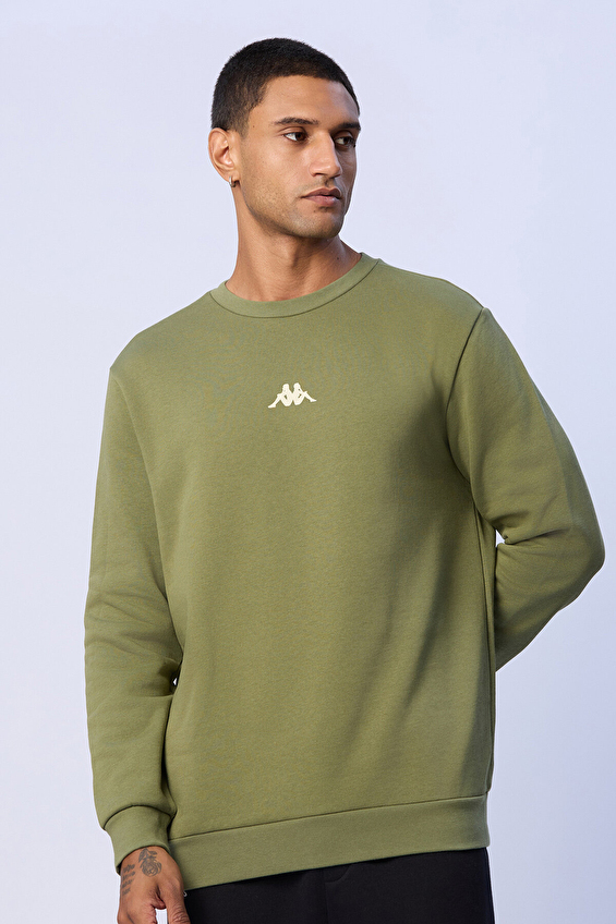 Kappa Erkek Sweatshirt 342543W D16 Yeşil Kappa Erkek Sweatshirt 342543W D16 Yeşil