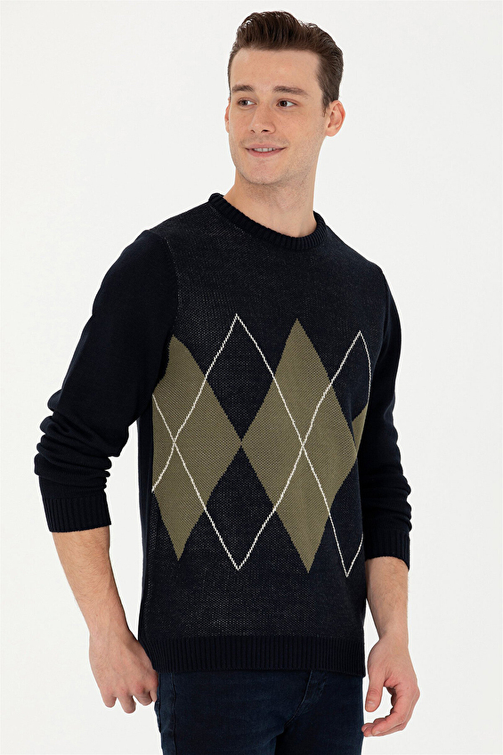 U.S. Polo Assn. Regular Fit Uzun Kol Erkek Kazak 1678171 Lacivert U.S. Polo Assn. Regular Fit Uzun Kol Erkek Kazak 1678171 Lacivert