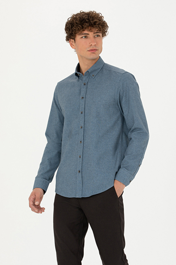 Pierre Cardin Erkek Gömlek 1710521 Mavi Pierre Cardin Erkek Gömlek 1710521 Mavi
