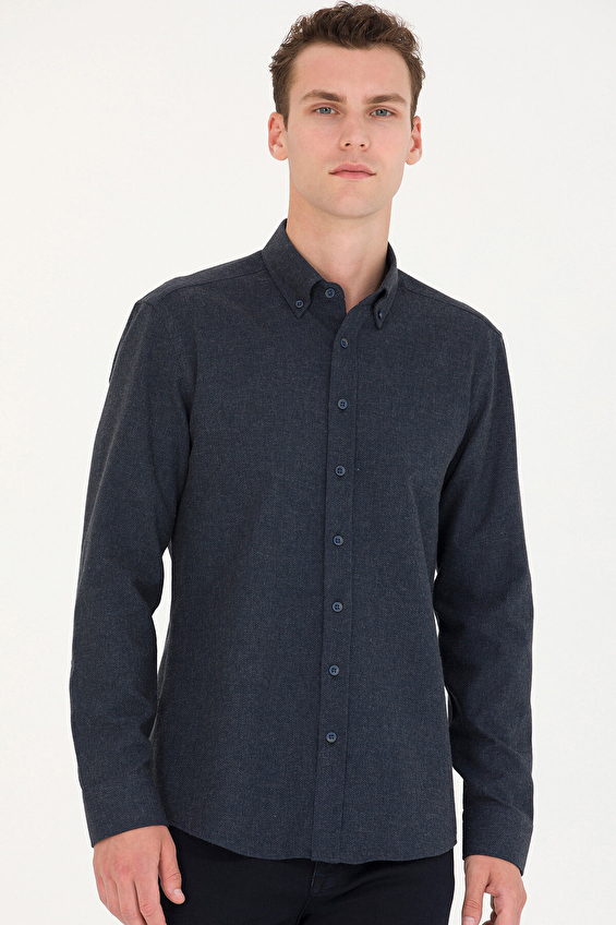 Pierre Cardin Erkek Gömlek 1710521 Lacivert Pierre Cardin Erkek Gömlek 1710521 Lacivert