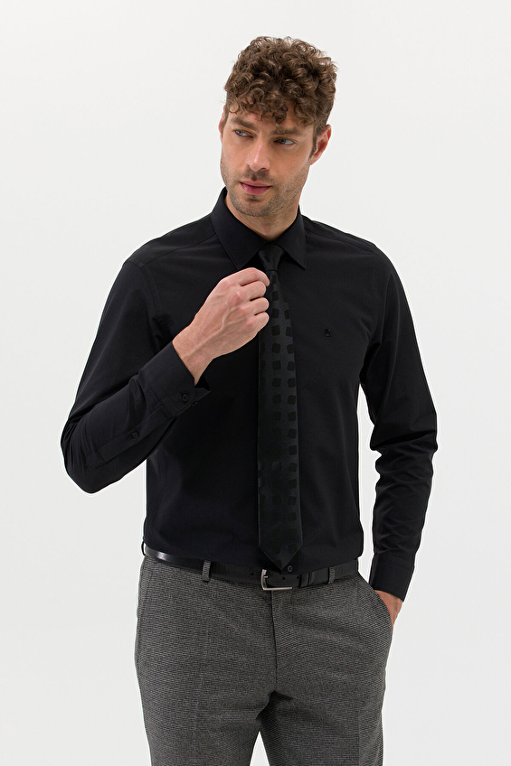 Pierre Cardin Erkek Gömlek 1760575 Siyah Pierre Cardin Erkek Gömlek 1760575 Siyah