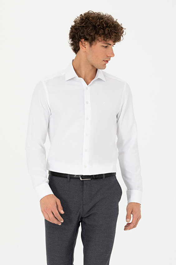 Pierre Cardin Slim Fit Erkek Gömlek 1711445 Beyaz Pierre Cardin Slim Fit Erkek Gömlek 1711445 Beyaz