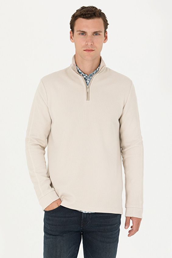 Pierre Cardin Erkek Sweatshirt 1716003 Hardal Pierre Cardin Erkek Sweatshirt 1716003 Hardal