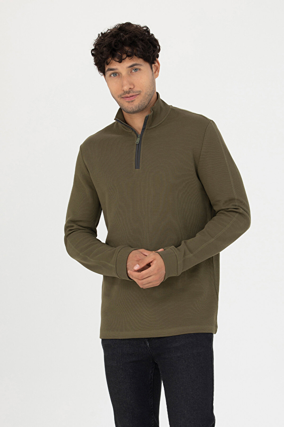 Pierre Cardin Erkek Sweatshirt 1716003 Yeşil Pierre Cardin Erkek Sweatshirt 1716003 Yeşil