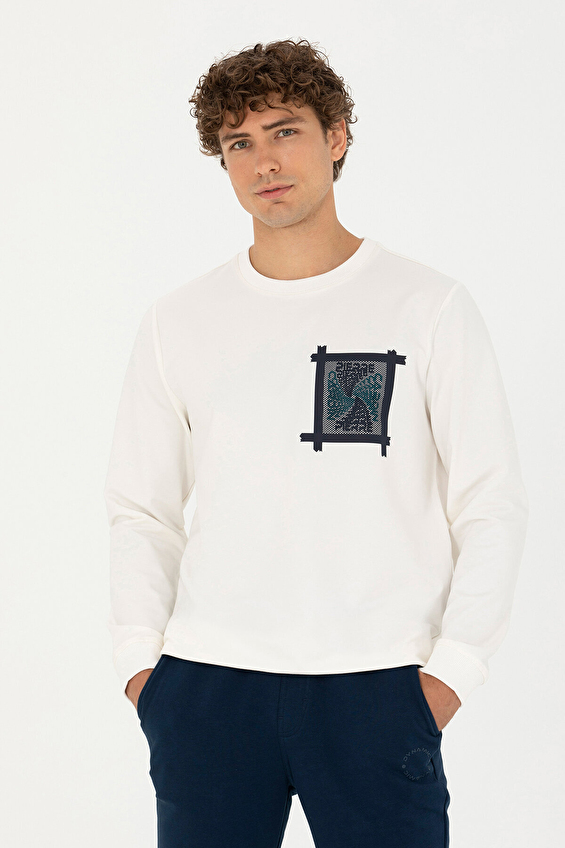 Pierre Cardin Erkek Sweatshirt 1696074 Ekru Pierre Cardin Erkek Sweatshirt 1696074 Ekru