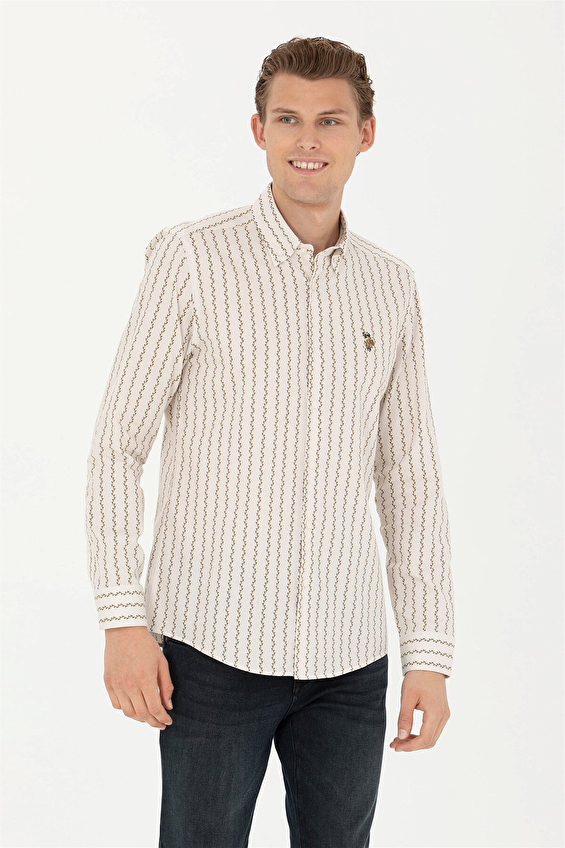 U.S. Polo Assn. Erkek Gömlek 1683408 Taş U.S. Polo Assn. Erkek Gömlek 1683408 Taş