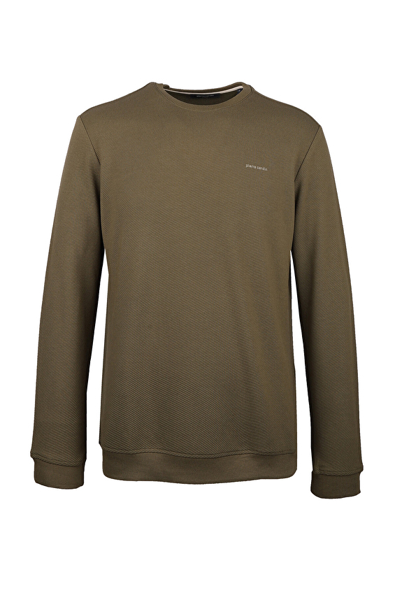 Pierre Cardin Erkek Sweatshirt 1791348 Haki Pierre Cardin Erkek Sweatshirt 1791348 Haki