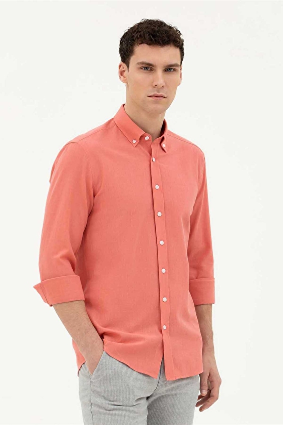 Pierre Cardin Erkek Gömlek 1834697 Kırmızı Pierre Cardin Erkek Gömlek 1834697 Kırmızı