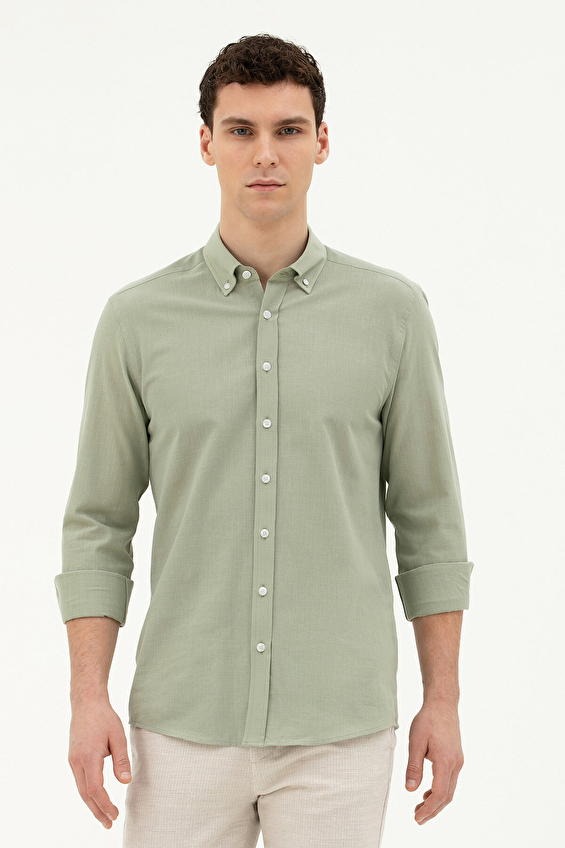 Pierre Cardin Erkek Gömlek 1834697 Yeşil Pierre Cardin Erkek Gömlek 1834697 Yeşil