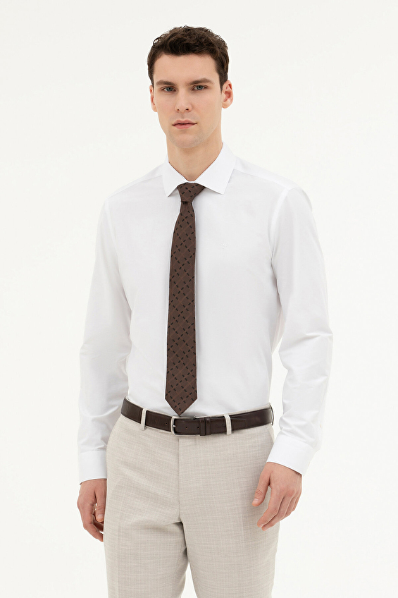 Pierre Cardin Slim Fit Uzun Kol Klasik Yaka Erkek Gömlek 1862336 Beyaz Pierre Cardin Slim Fit Uzun Kol Klasik Yaka Erkek Gömlek 1862336 Beyaz