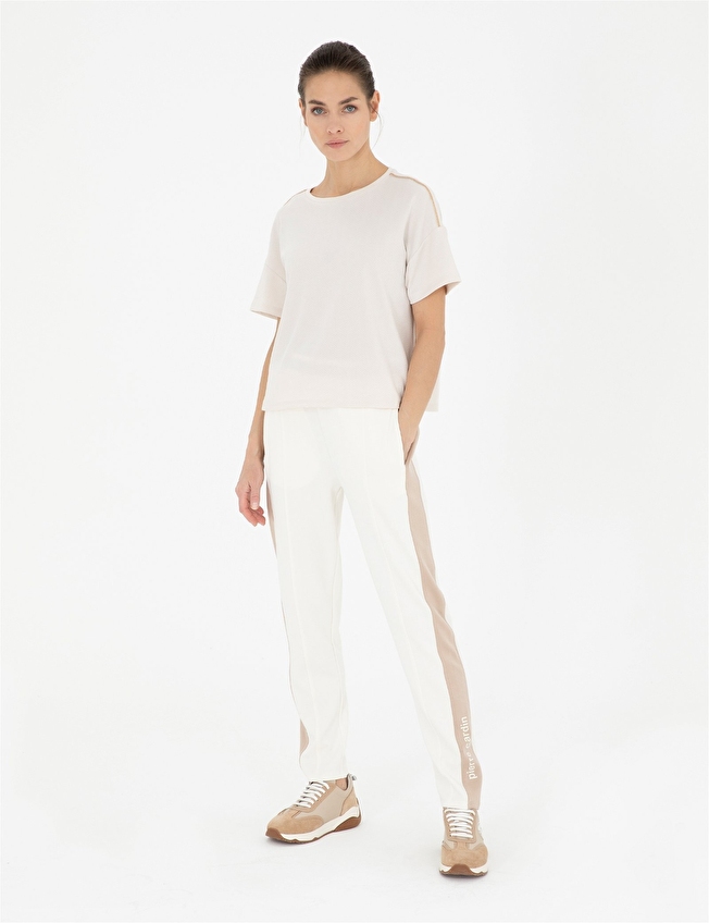 Pierre Cardin Regular Fit Dar Paça Kadın Pantolon 1894854 VR019 Ekru Pierre Cardin Regular Fit Dar Paça Kadın Pantolon 1894854 VR019 Ekru