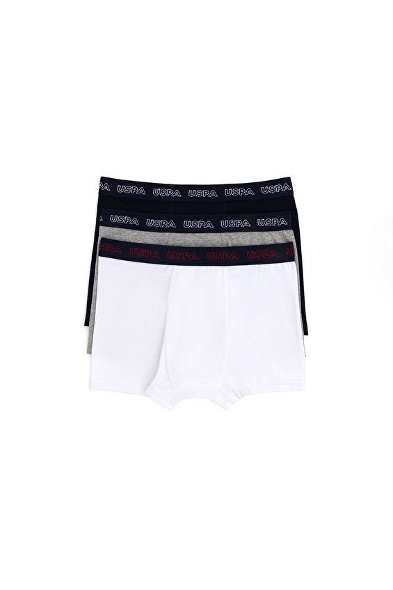 U.S. Polo Assn. Erkek Çocuk 3'lü Boxer US1379_1BYZ Beyaz U.S. Polo Assn. Erkek Çocuk 3'lü Boxer US1379_1BYZ Beyaz