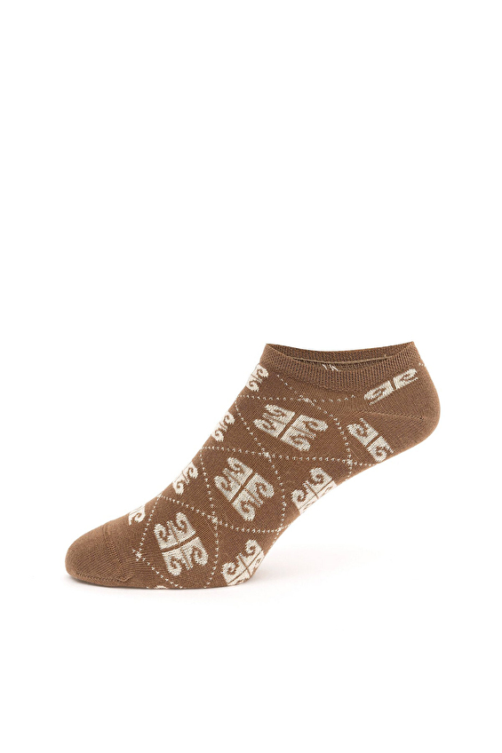 Pierre Cardin Kadın Jakarlı Patik Çorap JAKARLIPATIK VR029 Kahverengi Pierre Cardin Kadın Jakarlı Patik Çorap JAKARLIPATIK VR029 Kahverengi