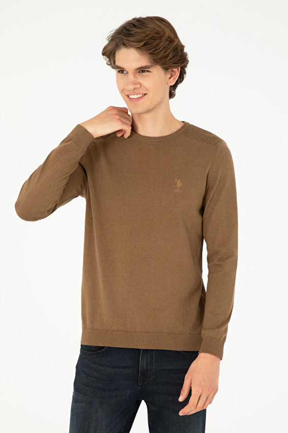 U.S. Polo Assn. Slim Fit Erkek Kazak 1920992 Yeşil U.S. Polo Assn. Slim Fit Erkek Kazak 1920992 Yeşil