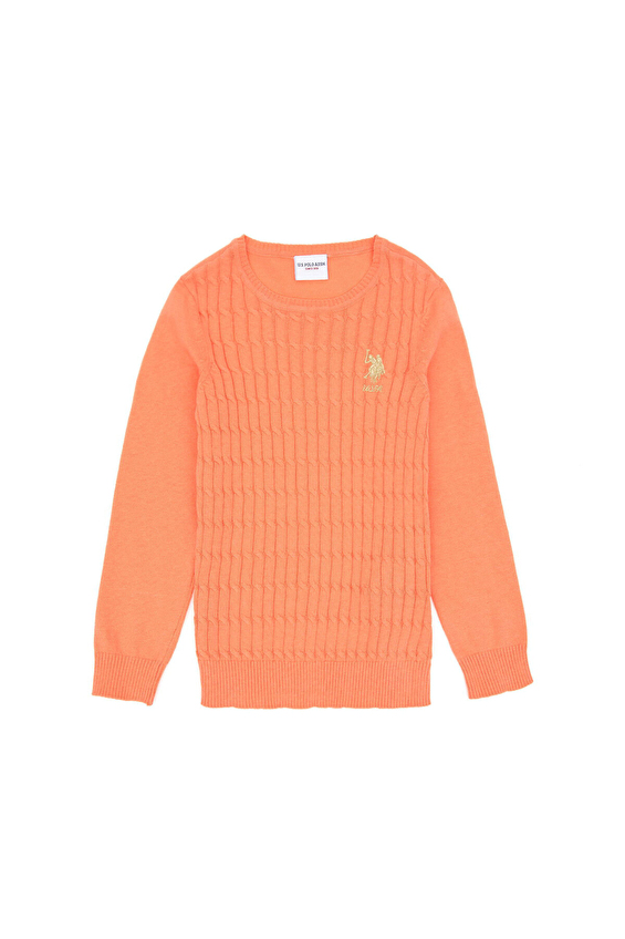 U.S. Polo Assn Kız Çocuk Triko Kazak 1921381.VR047 U.S. Polo Assn Kız Çocuk Triko Kazak 1921381.VR047