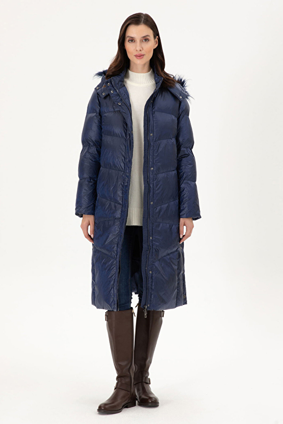 Pierre Cardin Regular Fit Uzun Kollu Kadın Kaban 1944025 VR033 Lacivert Pierre Cardin Regular Fit Uzun Kollu Kadın Kaban 1944025 VR033 Lacivert
