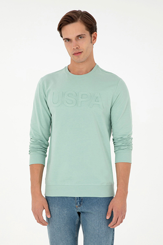 U.S. Polo Assn. Regular Fit Erkek Sweatshirt 1926931 Yeşil U.S. Polo Assn. Regular Fit Erkek Sweatshirt 1926931 Yeşil
