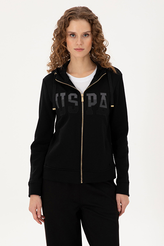 U.S. Polo Assn. Regular Fit Uzun Kol Kapüşonlu Kadın Sweatshirt 1939202 VR046 Siyah U.S. Polo Assn. Regular Fit Uzun Kol Kapüşonlu Kadın Sweatshirt 1939202 VR046 Siyah