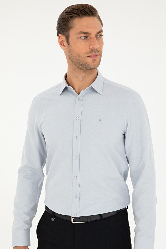 Pierre Cardin Slim Fit Uzun Kol Klasik Yaka Erkek Gömlek 1976566 Gri Pierre Cardin Slim Fit Uzun Kol Klasik Yaka Erkek Gömlek 1976566 Gri