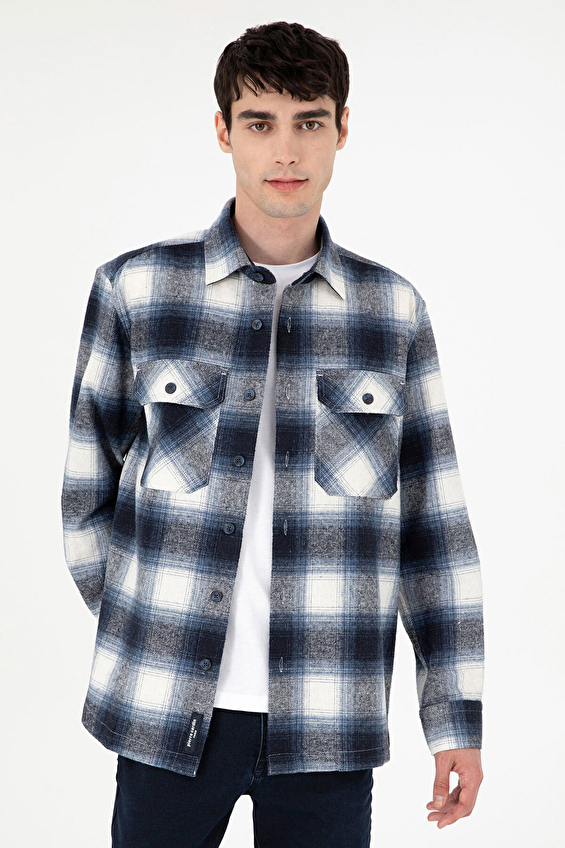 Pierre Cardin Fashion Yaka Uzun Kol Oversize Erkek Gömlek 1975172 Lacivert Pierre Cardin Fashion Yaka Uzun Kol Oversize Erkek Gömlek 1975172 Lacivert