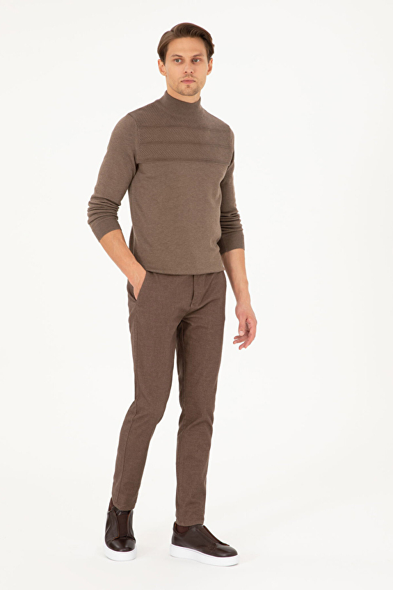 Pierre Cardin Slim Fit Erkek Pantolon 1956974 Kahve Pierre Cardin Slim Fit Erkek Pantolon 1956974 Kahve