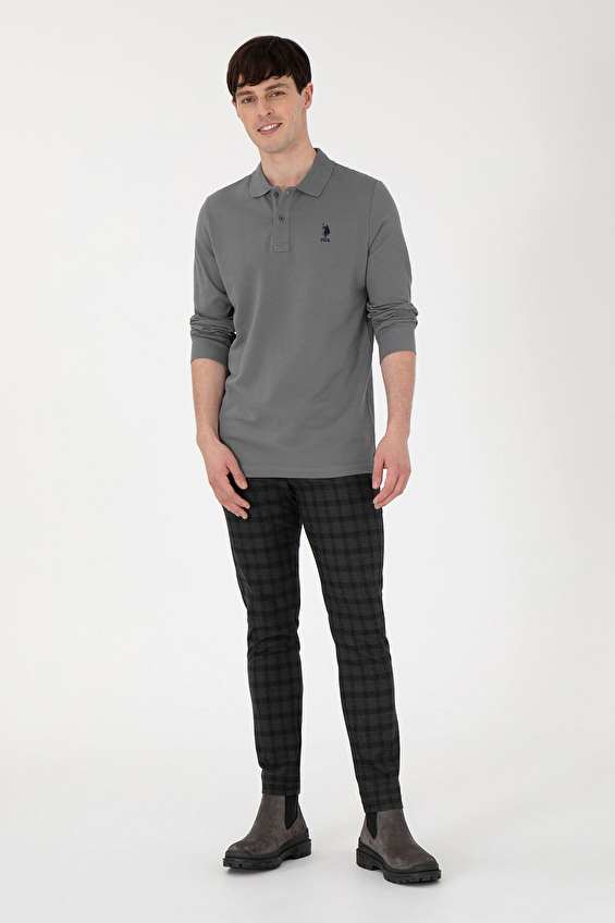 U.S. Polo Assn. Slim Fit Erkek Pantolon 1949232 Gri U.S. Polo Assn. Slim Fit Erkek Pantolon 1949232 Gri