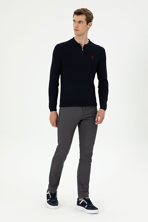 U.S. Polo Assn. Slim Fit Erkek Pantolon 1949163 Gri U.S. Polo Assn. Slim Fit Erkek Pantolon 1949163 Gri