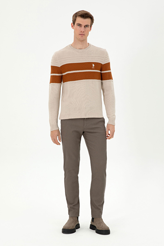 U.S. Polo Assn. Slim Fit Erkek Pantolon 1949156 Kahverengi U.S. Polo Assn. Slim Fit Erkek Pantolon 1949156 Kahverengi