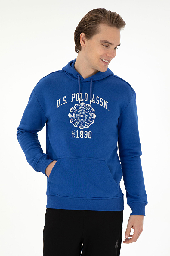 U.S. Polo Assn. Uzun Kol Comfort Fit Erkek Sweatshirt 1946819 Mavi U.S. Polo Assn. Uzun Kol Comfort Fit Erkek Sweatshirt 1946819 Mavi