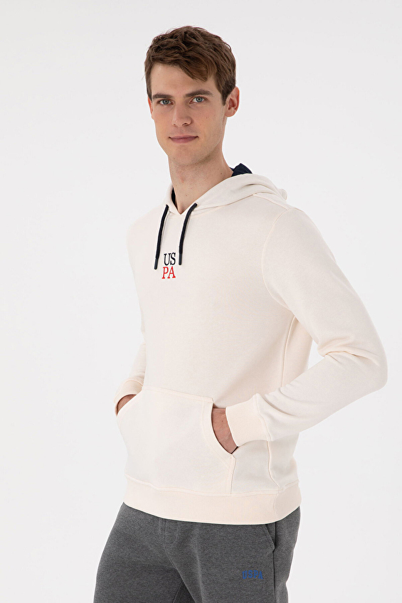 U.S. Polo Assn. Regular Fit Uzun Kol Erkek Sweatshirt 1943515 Bej U.S. Polo Assn. Regular Fit Uzun Kol Erkek Sweatshirt 1943515 Bej