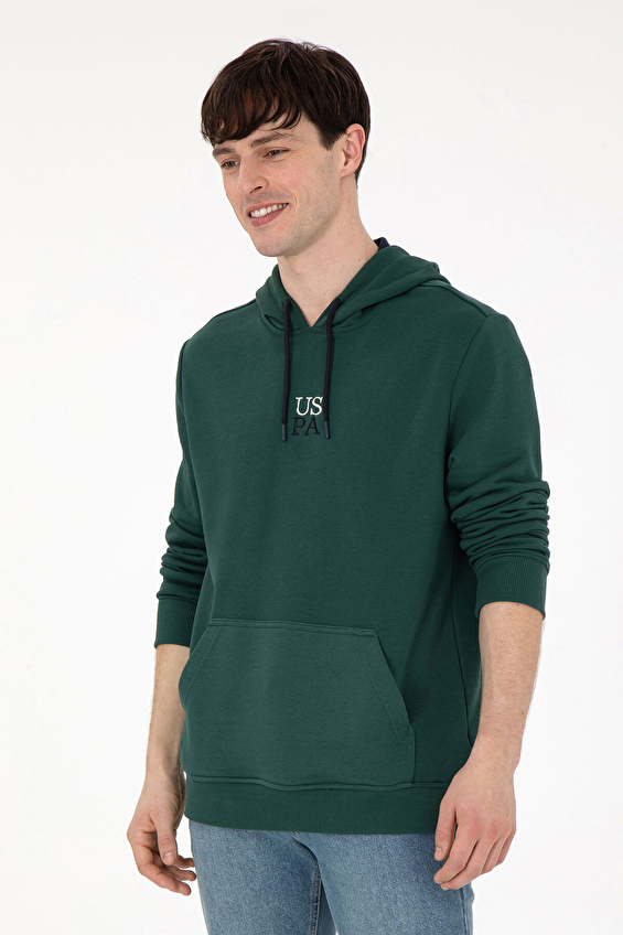 U.S. Polo Assn. Regular Fit Uzun Kol Erkek Sweatshirt 1943515 Yeşil U.S. Polo Assn. Regular Fit Uzun Kol Erkek Sweatshirt 1943515 Yeşil