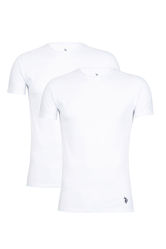 U.S. Polo Assn. Erkek Yarım Kollu Atlet YARIMKOLLUATLET24KBE VR013 Beyaz U.S. Polo Assn. Erkek Yarım Kollu Atlet YARIMKOLLUATLET24KBE VR013 Beyaz